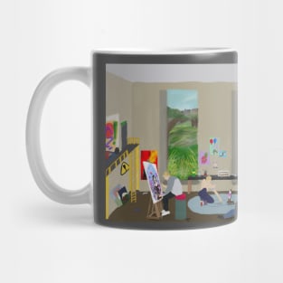 Artist at work Mug